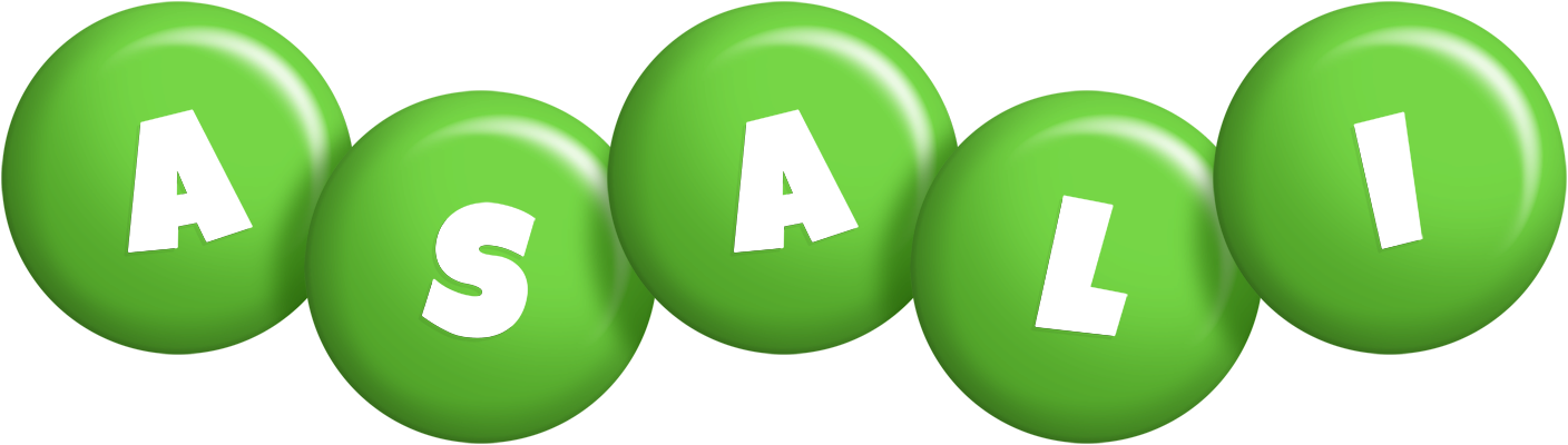 Asali candy-green logo