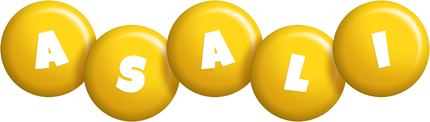 Asali candy-yellow logo