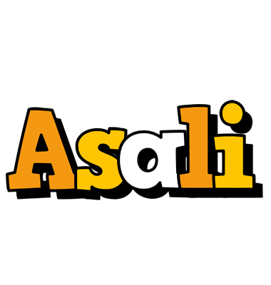 Asali cartoon logo