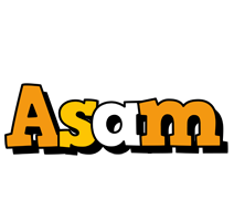 Asam cartoon logo
