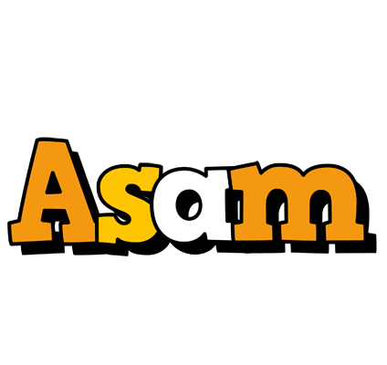 Asam cartoon logo