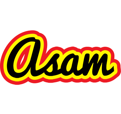 Asam flaming logo