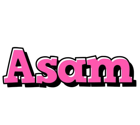 Asam girlish logo