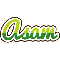 Asam golfing logo