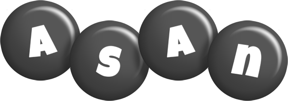 Asan candy-black logo
