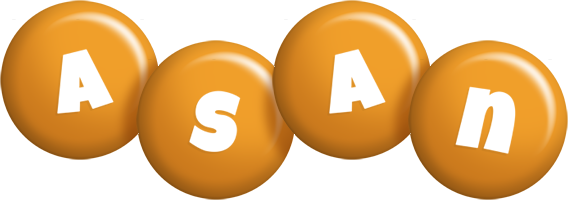 Asan candy-orange logo