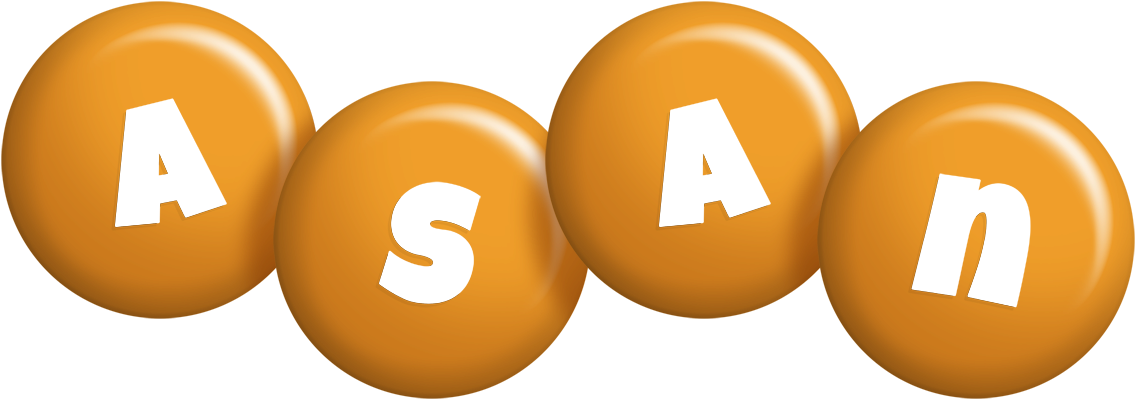 Asan candy-orange logo