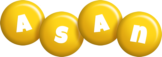Asan candy-yellow logo