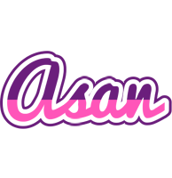 Asan cheerful logo