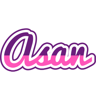 Asan cheerful logo
