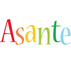 Asante birthday logo