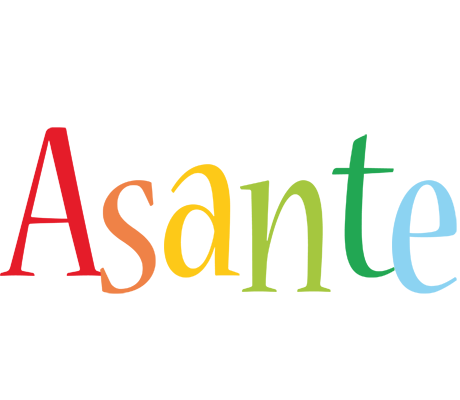 Asante birthday logo