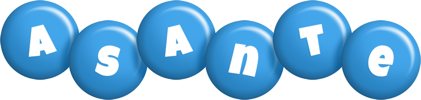 Asante candy-blue logo