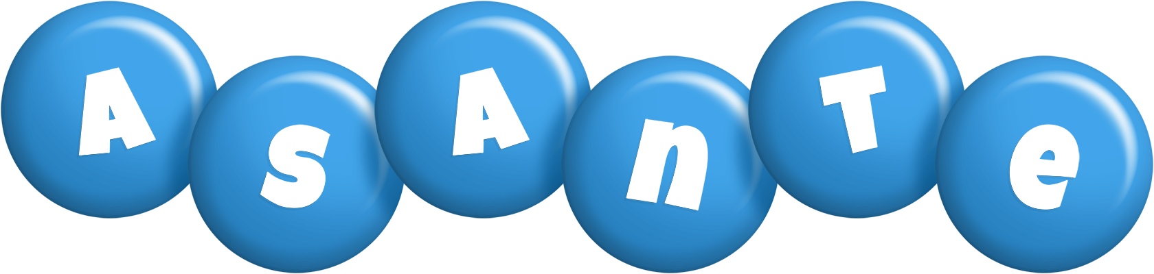 Asante candy-blue logo
