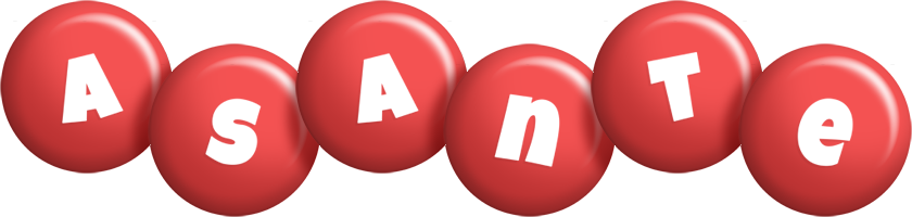 Asante candy-red logo