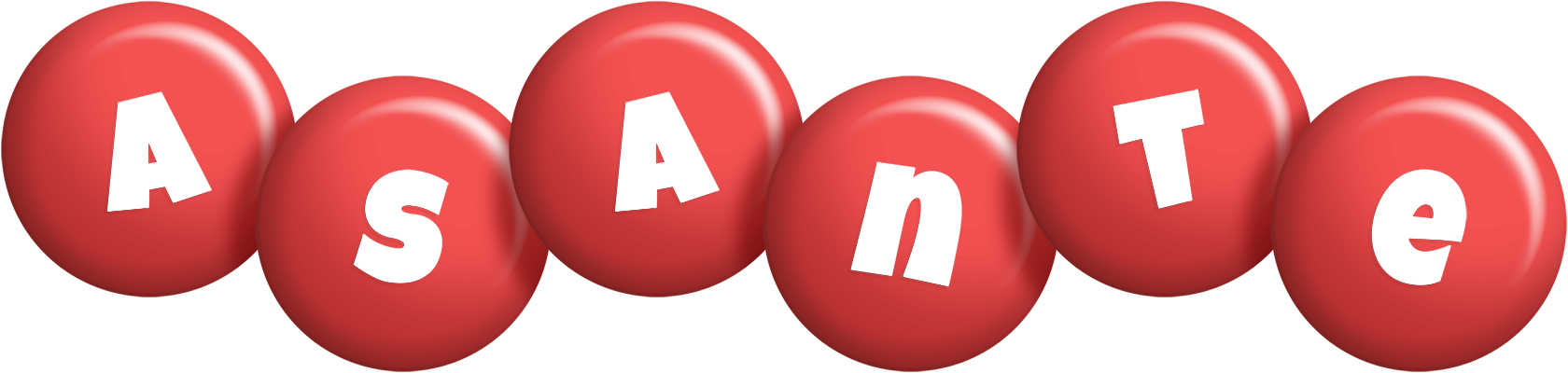 Asante candy-red logo