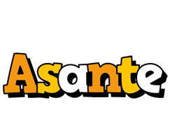 Asante cartoon logo