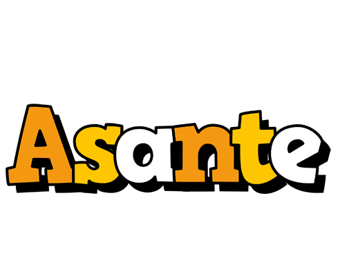 Asante cartoon logo