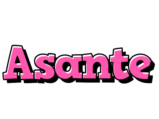 Asante girlish logo