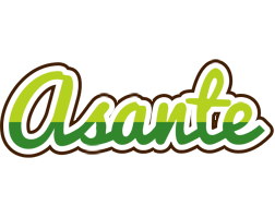 Asante golfing logo