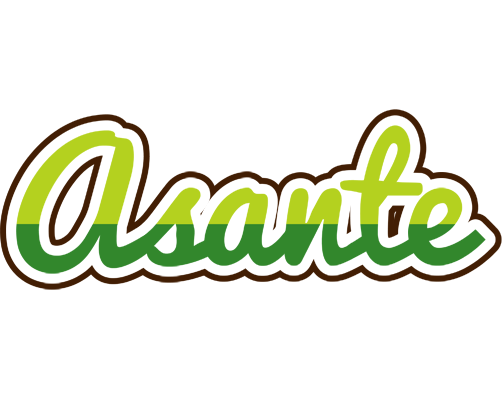 Asante golfing logo