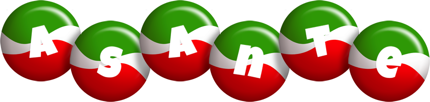 Asante italy logo