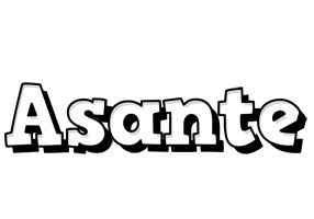 Asante snowing logo