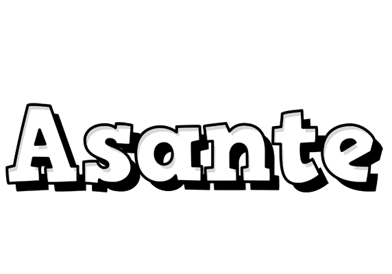 Asante snowing logo