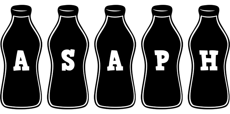 Asaph bottle logo