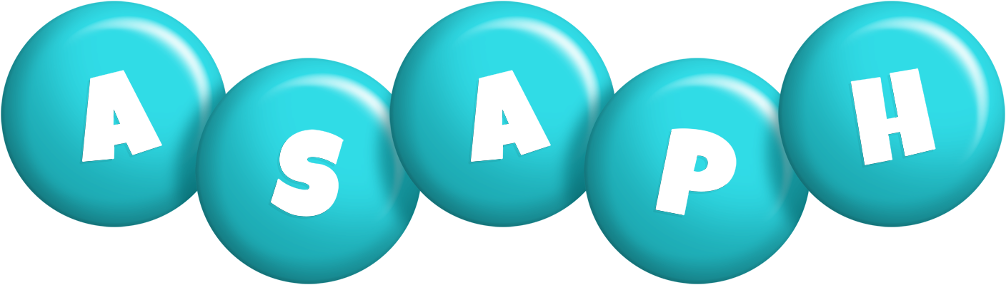 Asaph candy-azur logo