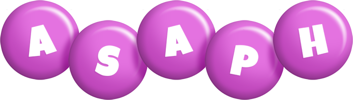 Asaph candy-purple logo