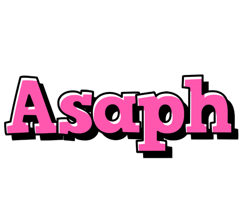 Asaph girlish logo