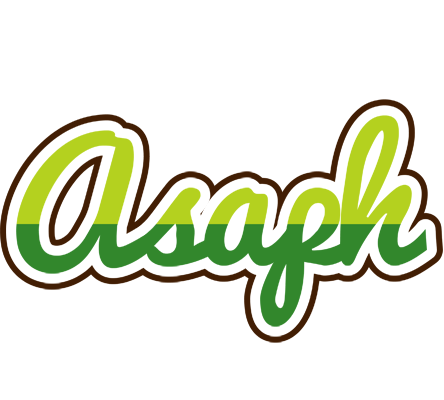 Asaph golfing logo