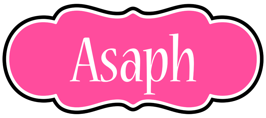 Asaph invitation logo