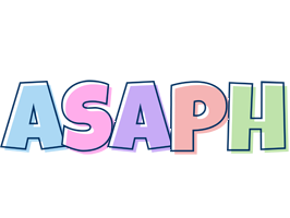 Asaph pastel logo