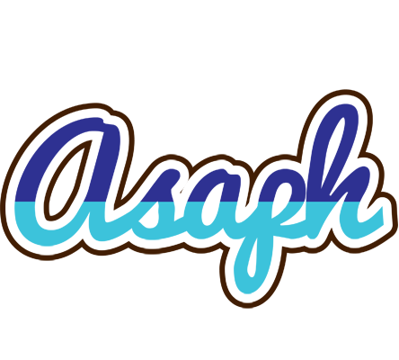 Asaph raining logo