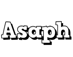 Asaph snowing logo