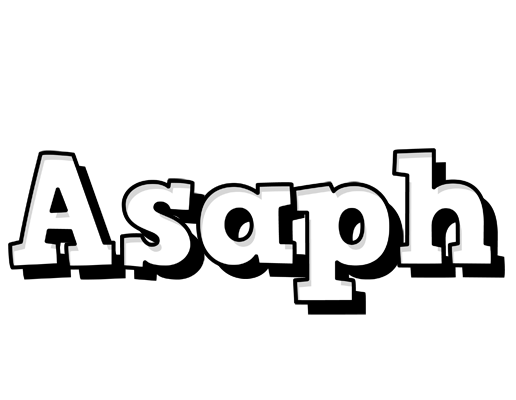 Asaph snowing logo