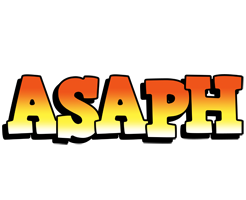 Asaph sunset logo