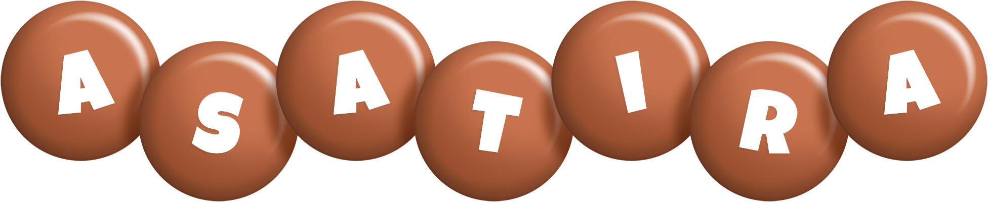 Asatira candy-brown logo