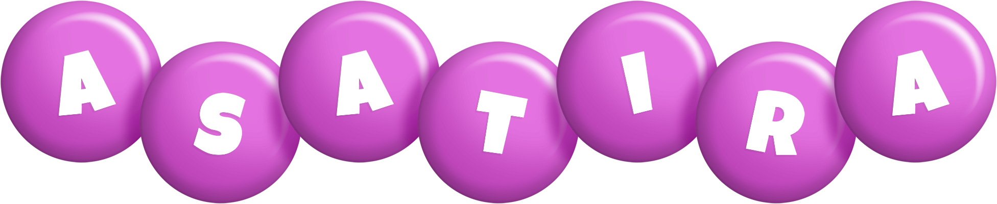 Asatira candy-purple logo