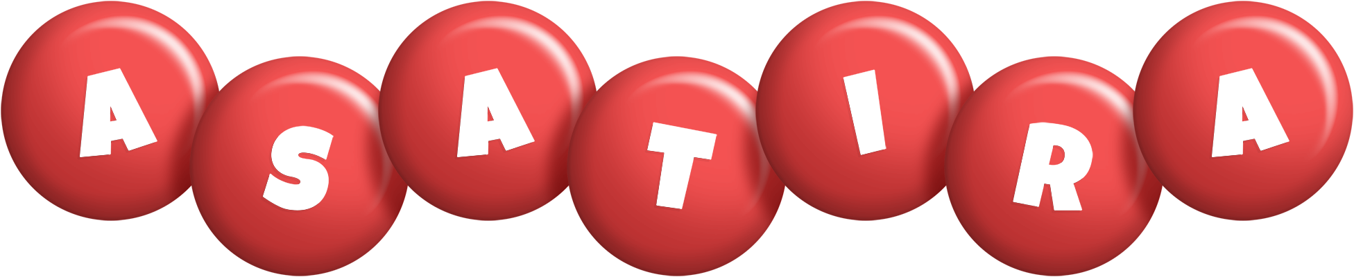 Asatira candy-red logo