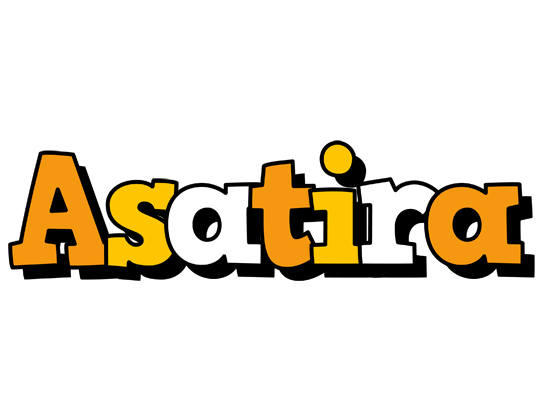 Asatira cartoon logo