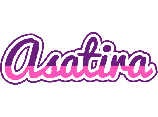 Asatira cheerful logo