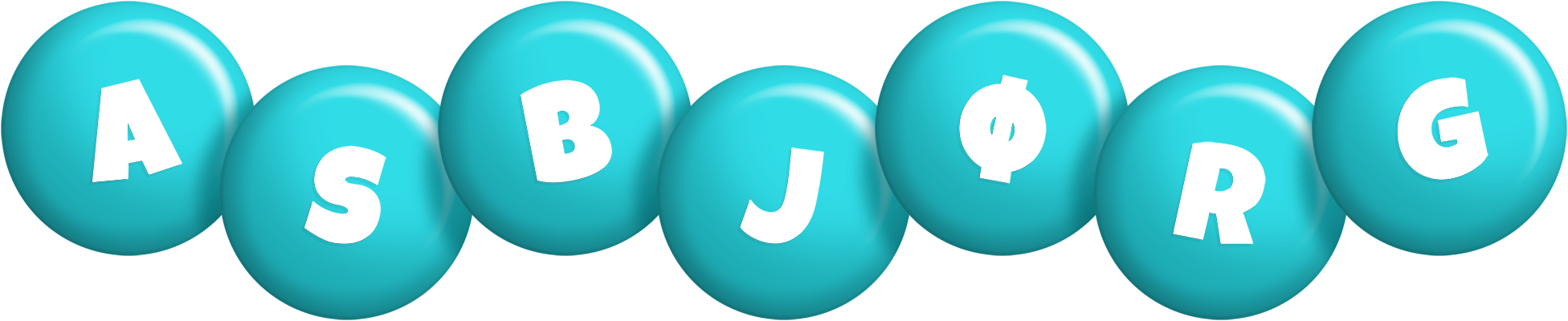 Asbjørg candy-azur logo