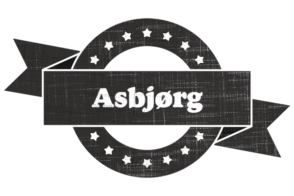 Asbjørg grunge logo