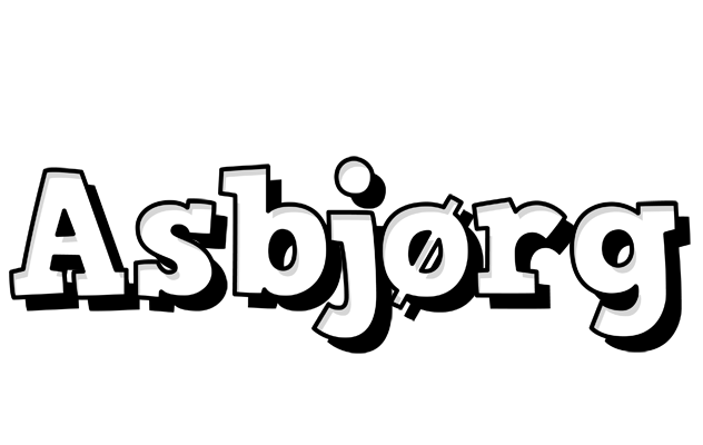 Asbjørg snowing logo