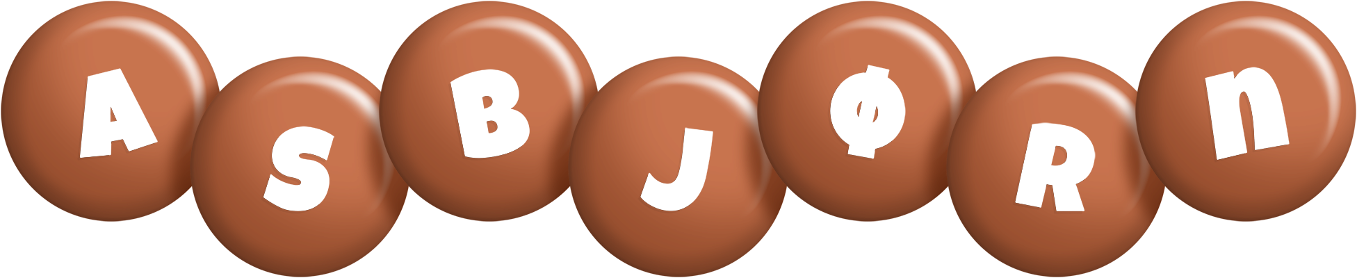 Asbjørn candy-brown logo