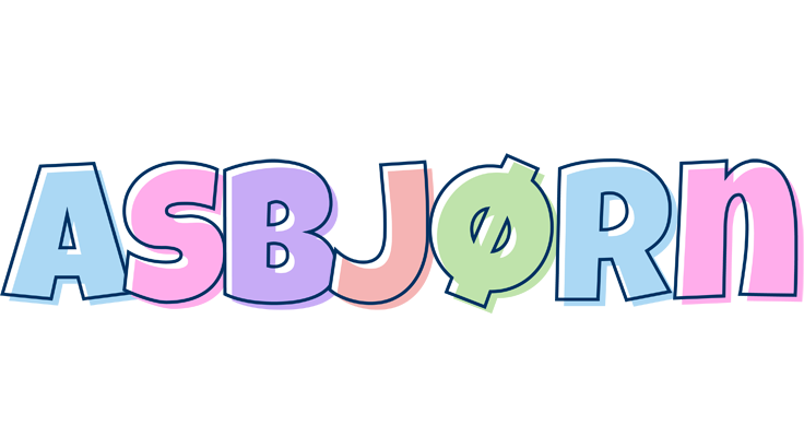 Asbjørn pastel logo