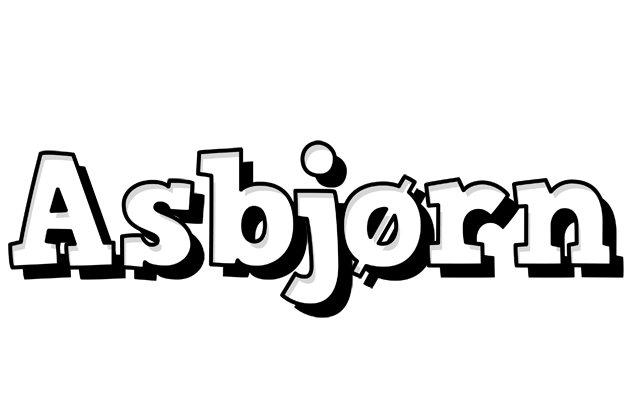Asbjørn snowing logo